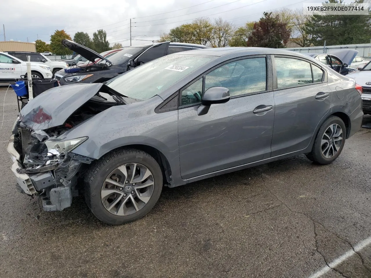 2013 Honda Civic Exl VIN: 19XFB2F9XDE077414 Lot: 76290384