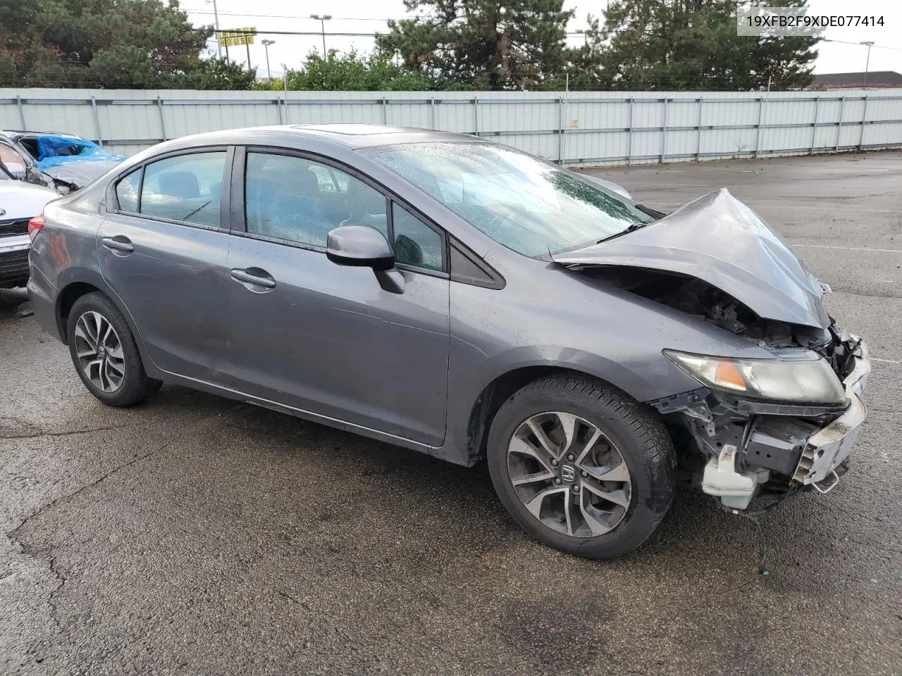 2013 Honda Civic Exl VIN: 19XFB2F9XDE077414 Lot: 76290384