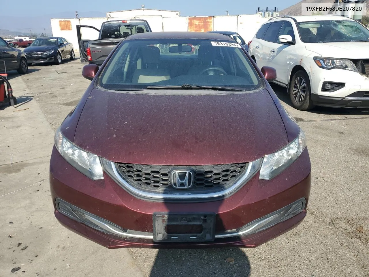 19XFB2F58DE207820 2013 Honda Civic Lx