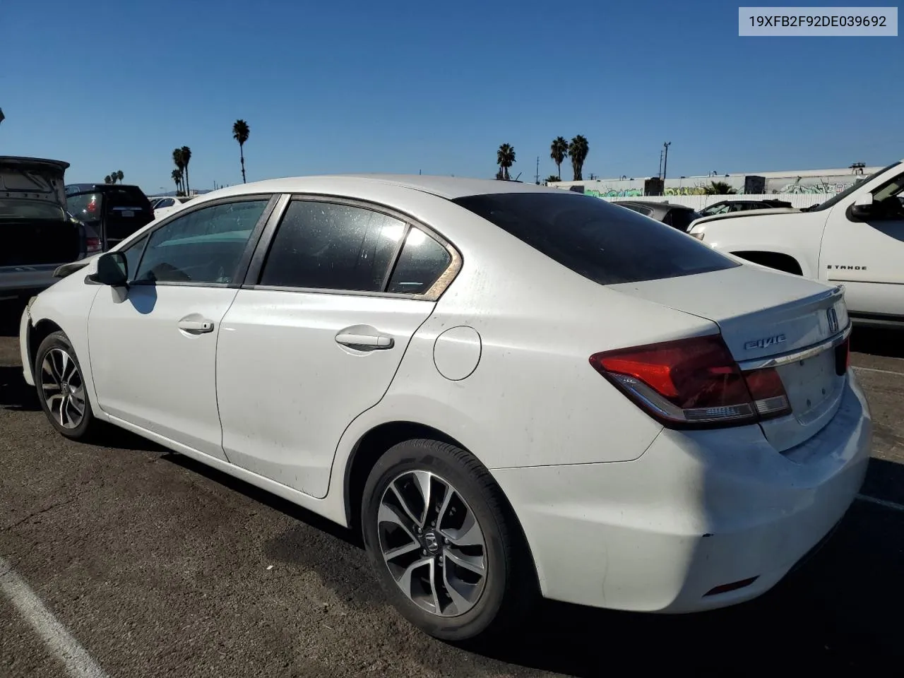 2013 Honda Civic Exl VIN: 19XFB2F92DE039692 Lot: 76367904