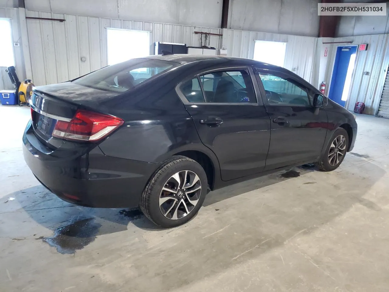 2013 Honda Civic Lx VIN: 2HGFB2F5XDH531034 Lot: 76471444