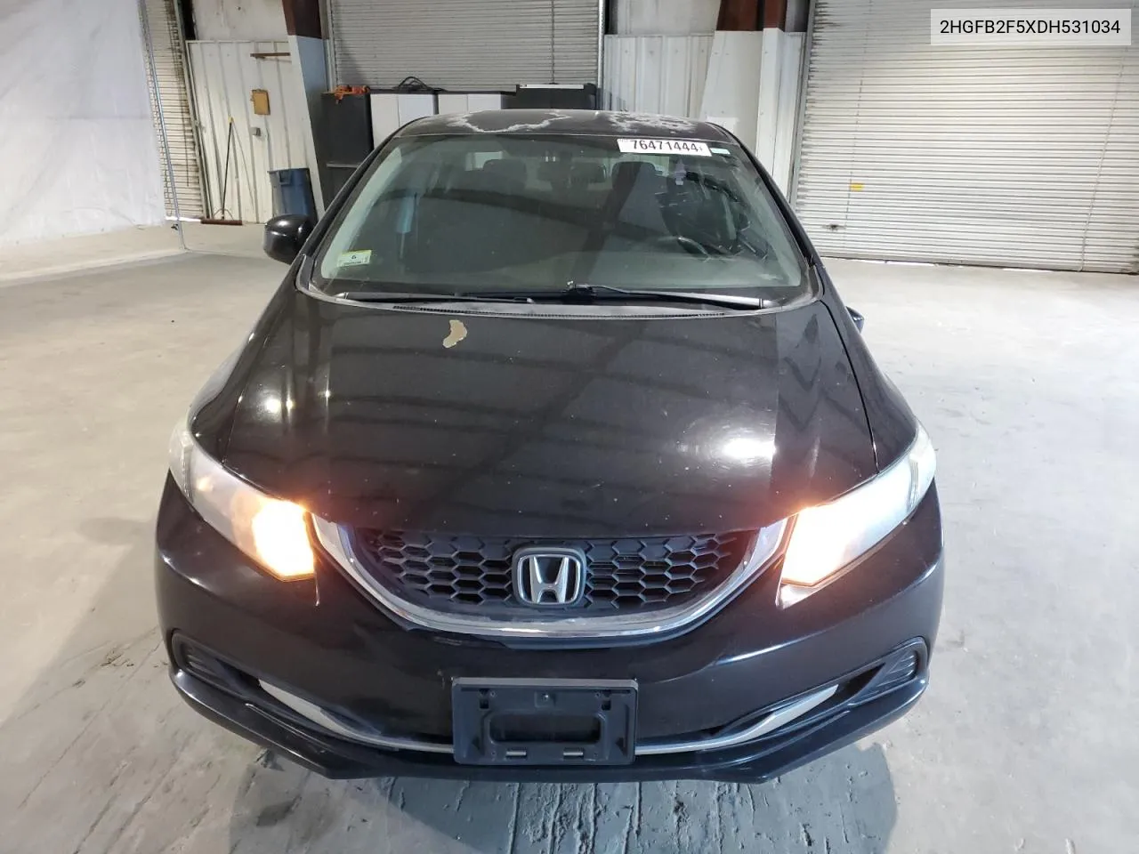 2013 Honda Civic Lx VIN: 2HGFB2F5XDH531034 Lot: 76471444