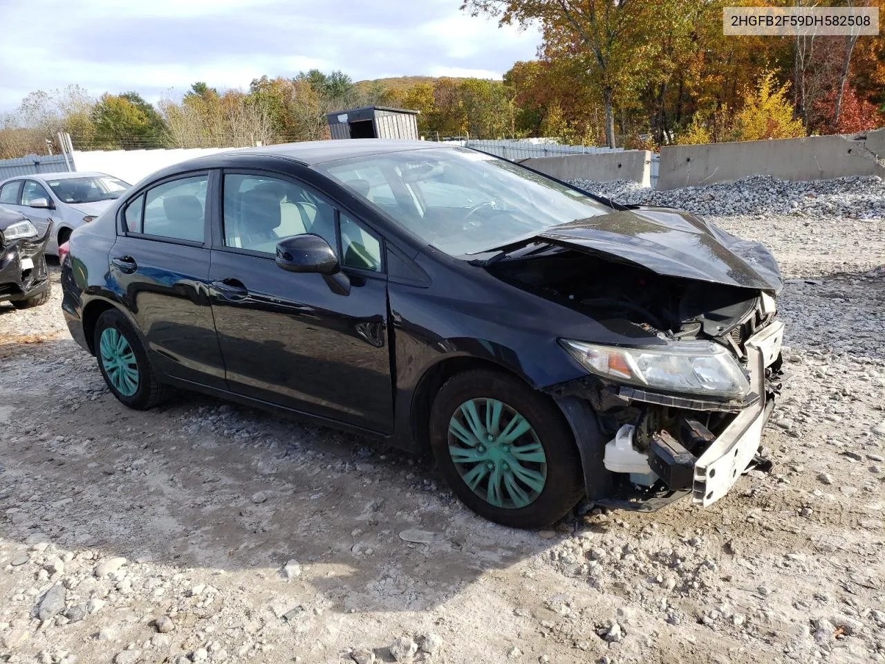 2HGFB2F59DH582508 2013 Honda Civic Lx