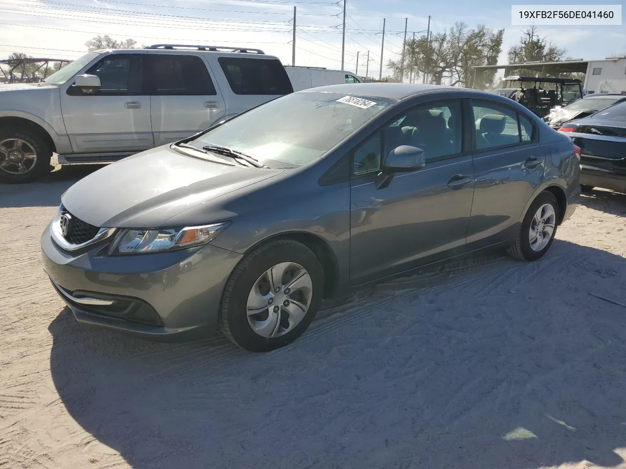 2013 Honda Civic Lx VIN: 19XFB2F56DE041460 Lot: 76518264