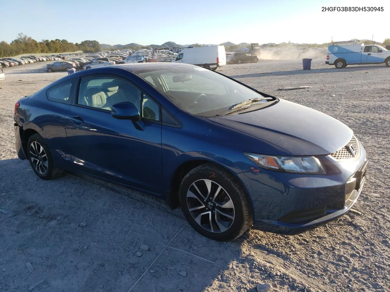 2013 Honda Civic Ex VIN: 2HGFG3B83DH530945 Lot: 76719524