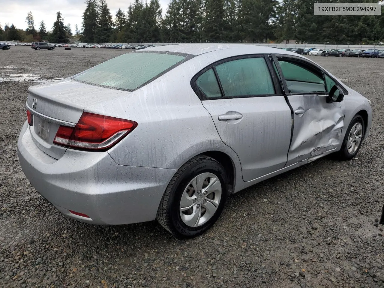 2013 Honda Civic Lx VIN: 19XFB2F59DE294997 Lot: 76762114