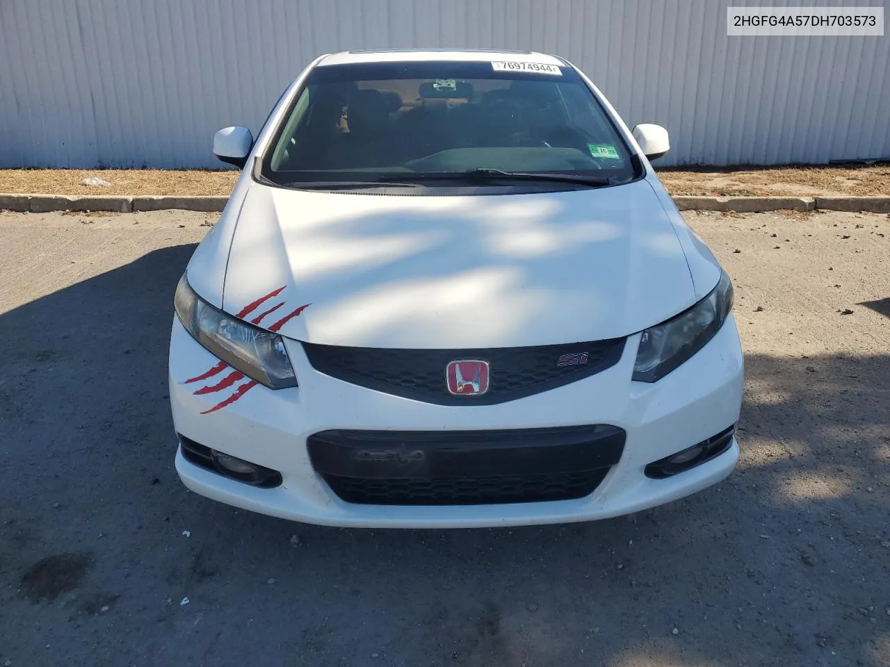 2013 Honda Civic Si VIN: 2HGFG4A57DH703573 Lot: 76974944