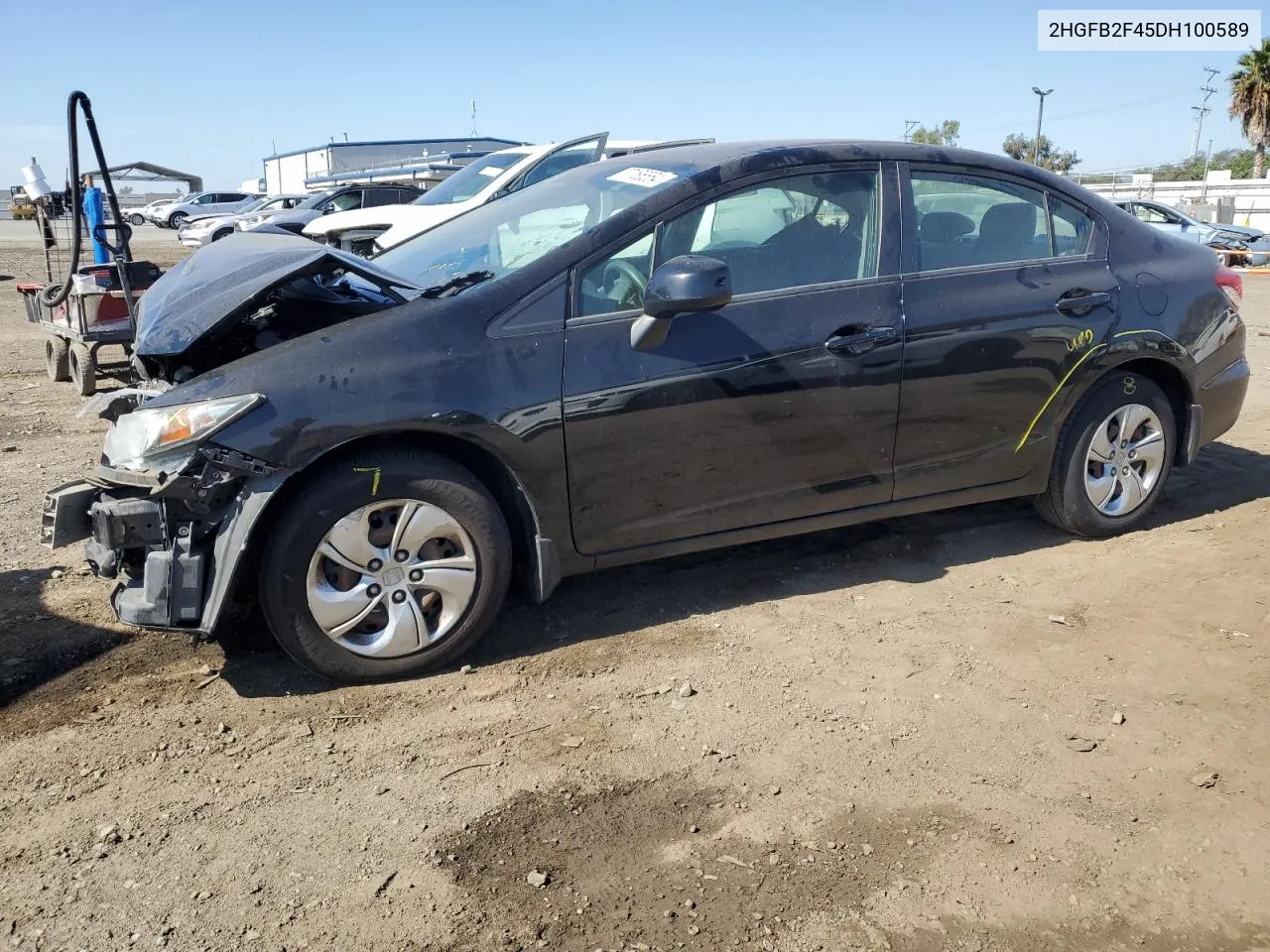 2HGFB2F45DH100589 2013 Honda Civic Lx