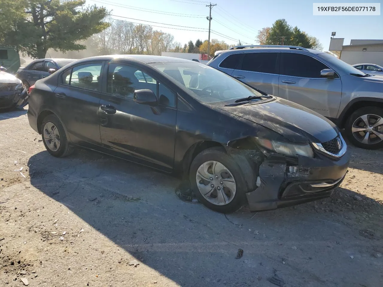 2013 Honda Civic Lx VIN: 19XFB2F56DE077178 Lot: 77409854