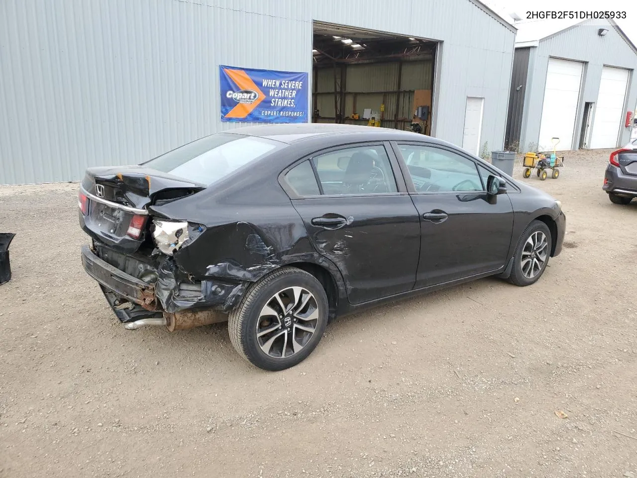 2013 Honda Civic Lx VIN: 2HGFB2F51DH025933 Lot: 77497314