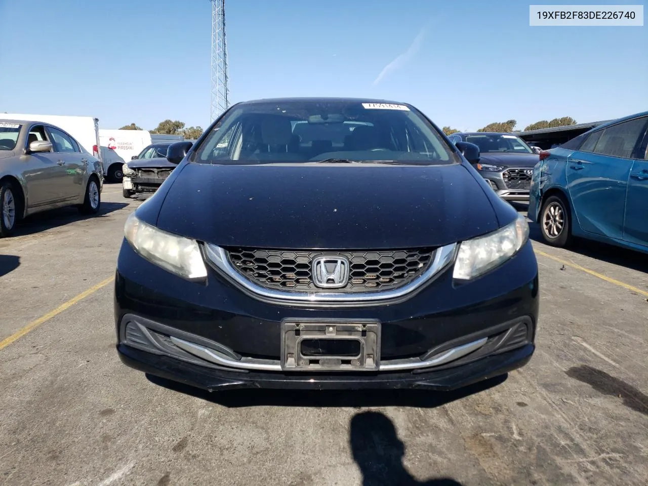 2013 Honda Civic Ex VIN: 19XFB2F83DE226740 Lot: 77591414