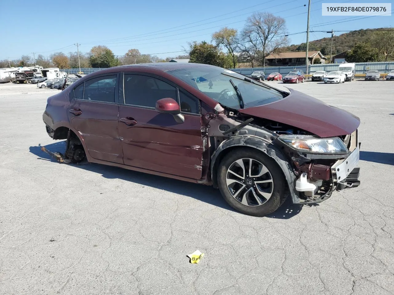 2013 Honda Civic Ex VIN: 19XFB2F84DE079876 Lot: 77627484