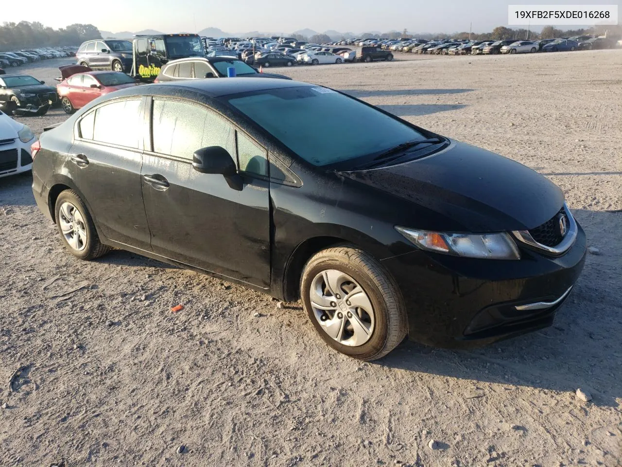 2013 Honda Civic Lx VIN: 19XFB2F5XDE016268 Lot: 77676464