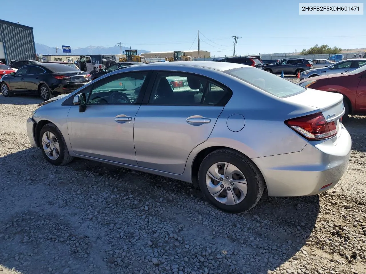 2013 Honda Civic Lx VIN: 2HGFB2F5XDH601471 Lot: 77706184