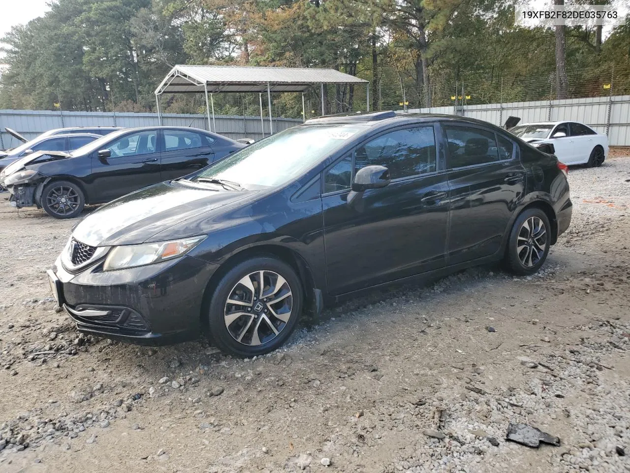 2013 Honda Civic Ex VIN: 19XFB2F82DE035763 Lot: 77764044