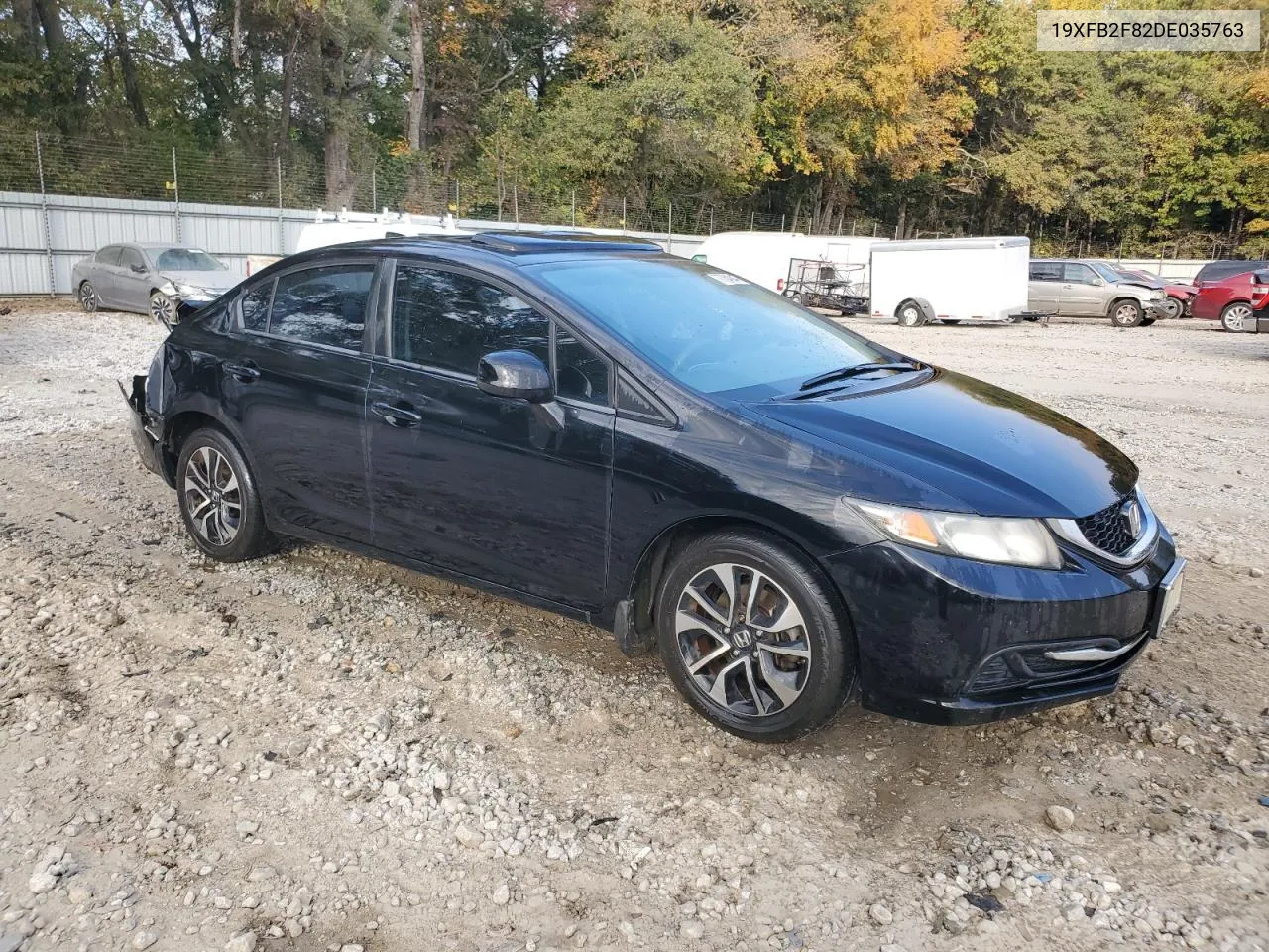 2013 Honda Civic Ex VIN: 19XFB2F82DE035763 Lot: 77764044