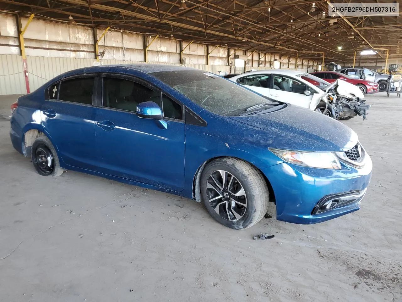 2013 Honda Civic Exl VIN: 2HGFB2F96DH507316 Lot: 77908534