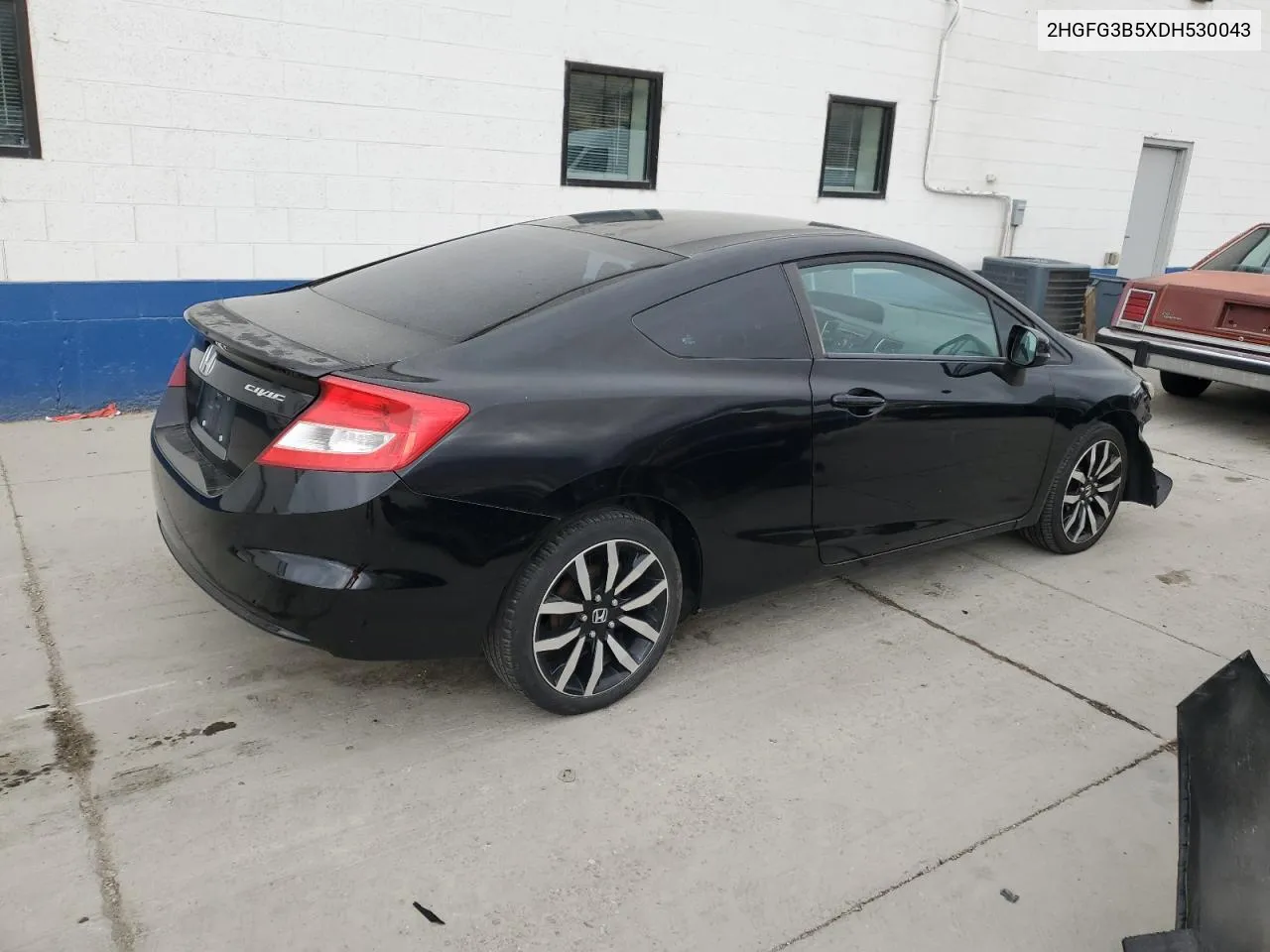 2013 Honda Civic Lx VIN: 2HGFG3B5XDH530043 Lot: 78218644