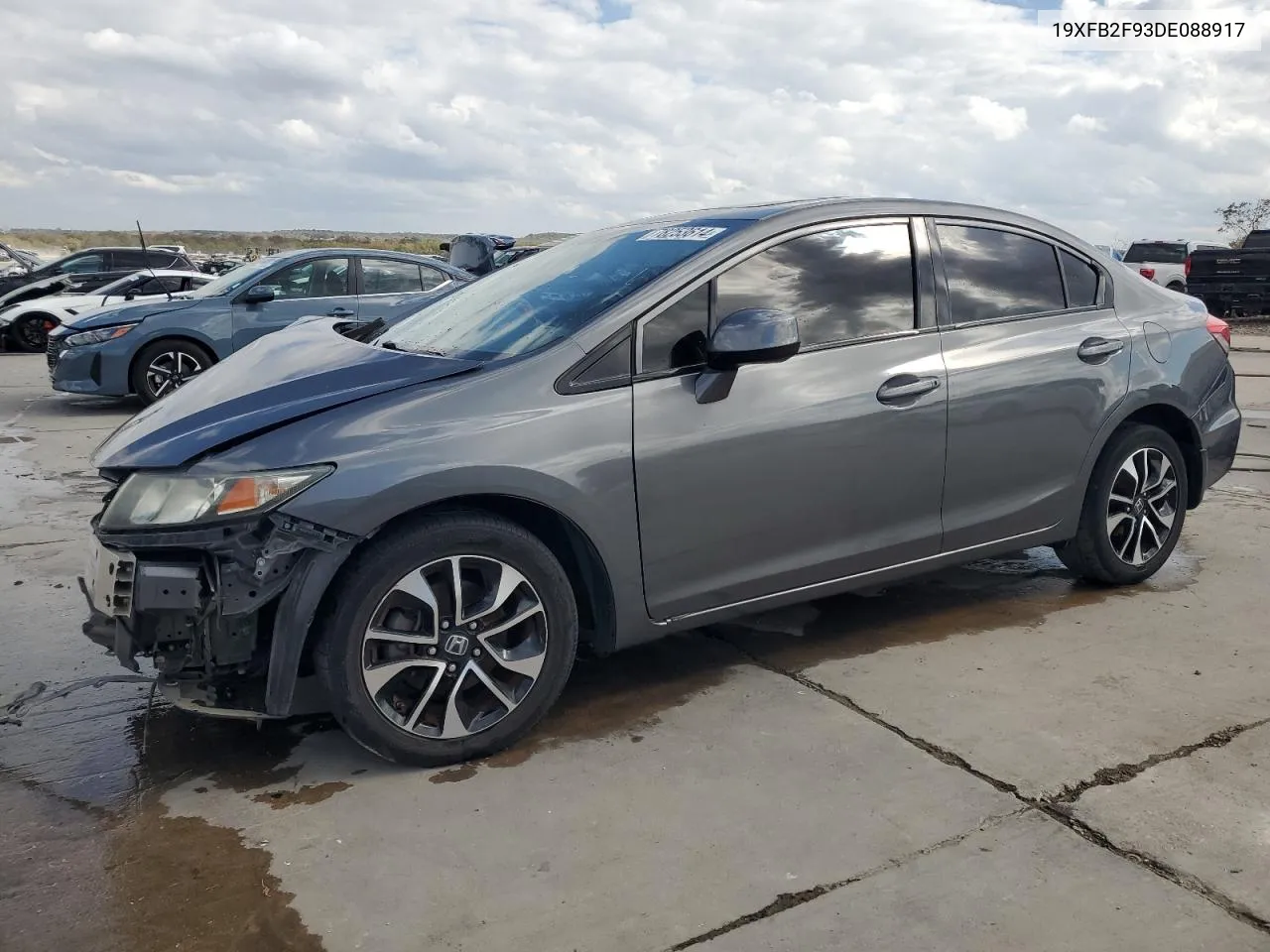 2013 Honda Civic Exl VIN: 19XFB2F93DE088917 Lot: 78253614