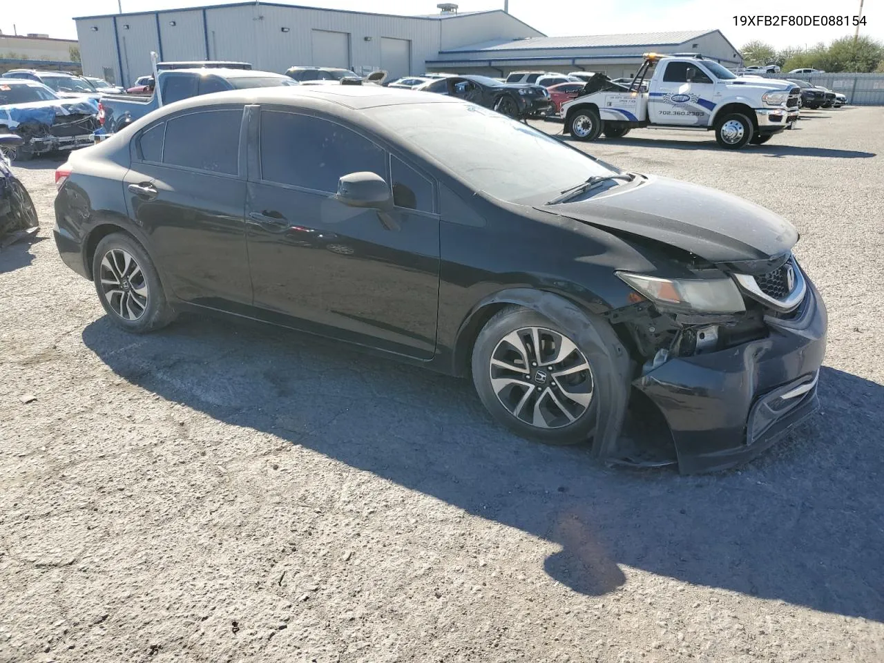 2013 Honda Civic Ex VIN: 19XFB2F80DE088154 Lot: 78328044