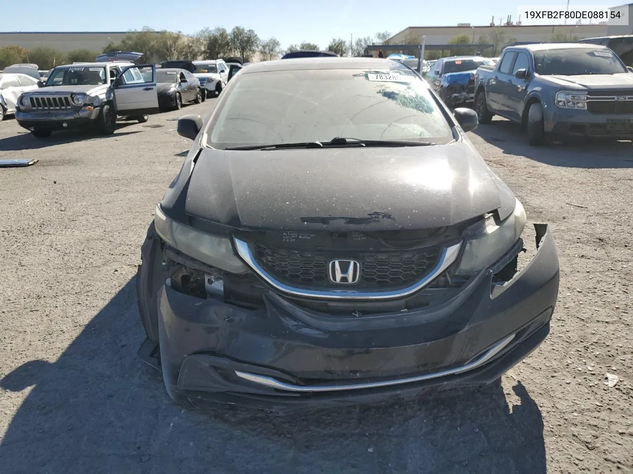 2013 Honda Civic Ex VIN: 19XFB2F80DE088154 Lot: 78328044