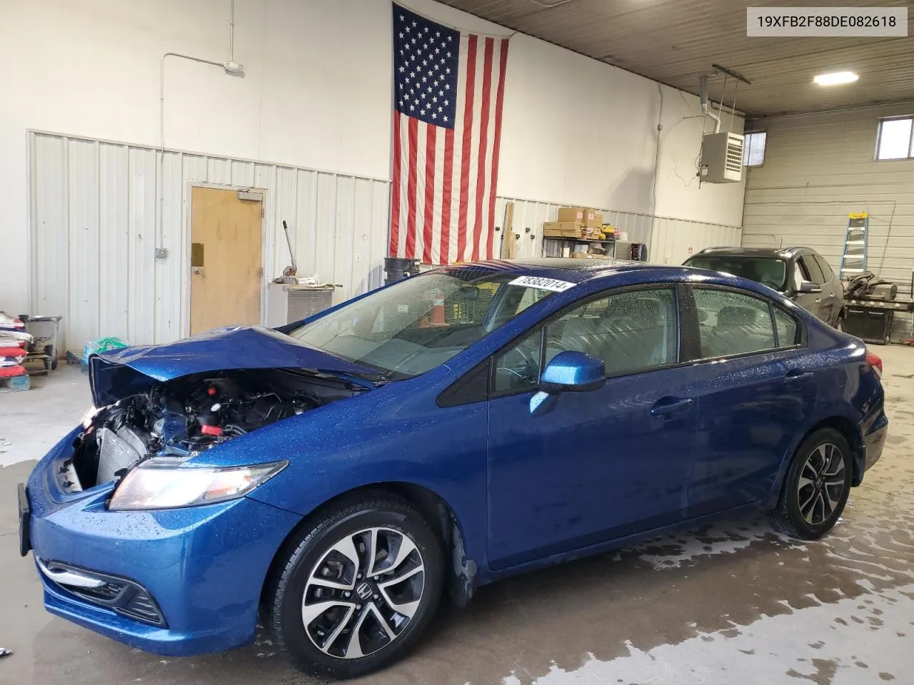 2013 Honda Civic Ex VIN: 19XFB2F88DE082618 Lot: 78382014