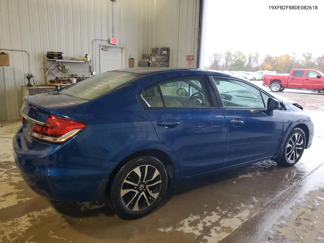 2013 Honda Civic Ex VIN: 19XFB2F88DE082618 Lot: 78382014