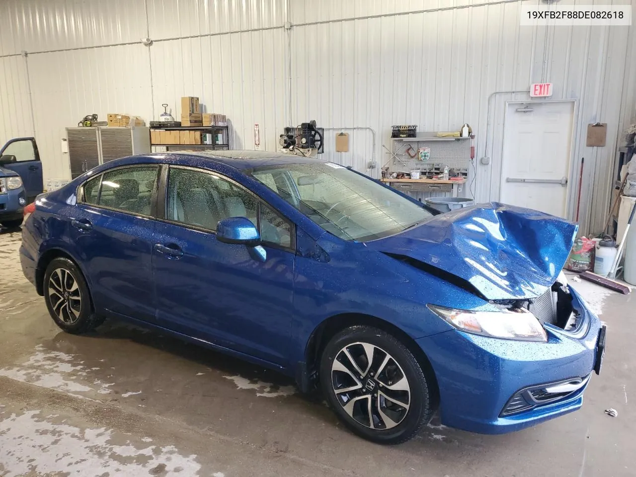 2013 Honda Civic Ex VIN: 19XFB2F88DE082618 Lot: 78382014