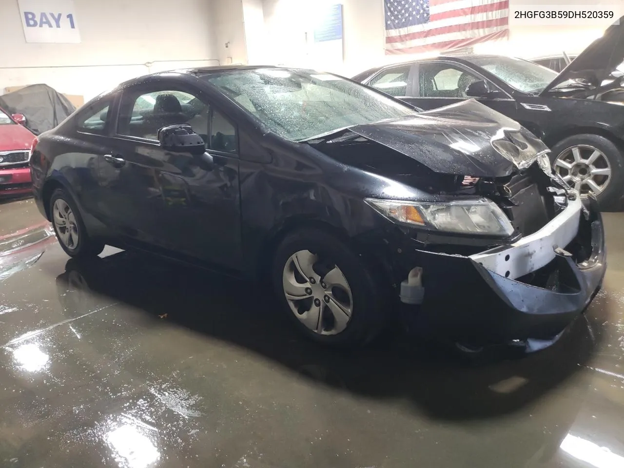 2013 Honda Civic Lx VIN: 2HGFG3B59DH520359 Lot: 78609054