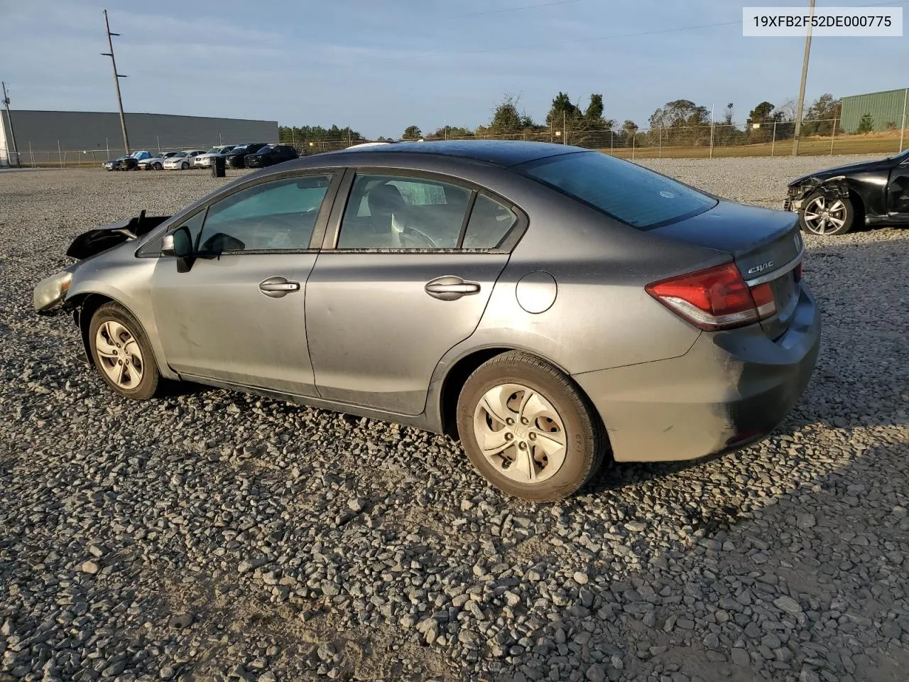 2013 Honda Civic Lx VIN: 19XFB2F52DE000775 Lot: 78772754