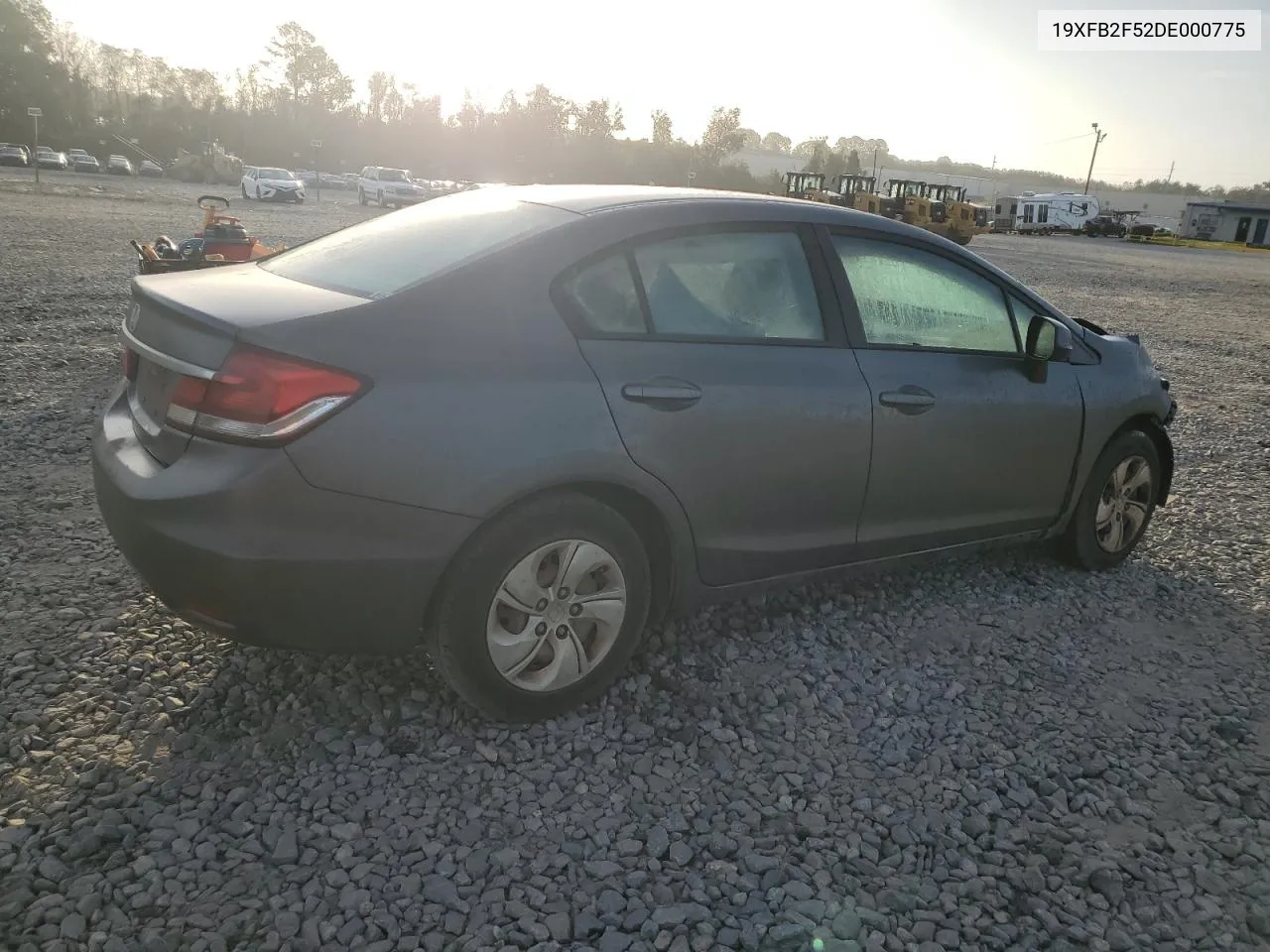 2013 Honda Civic Lx VIN: 19XFB2F52DE000775 Lot: 78772754