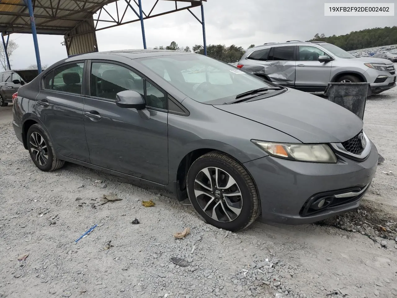 2013 Honda Civic Exl VIN: 19XFB2F92DE002402 Lot: 78881674