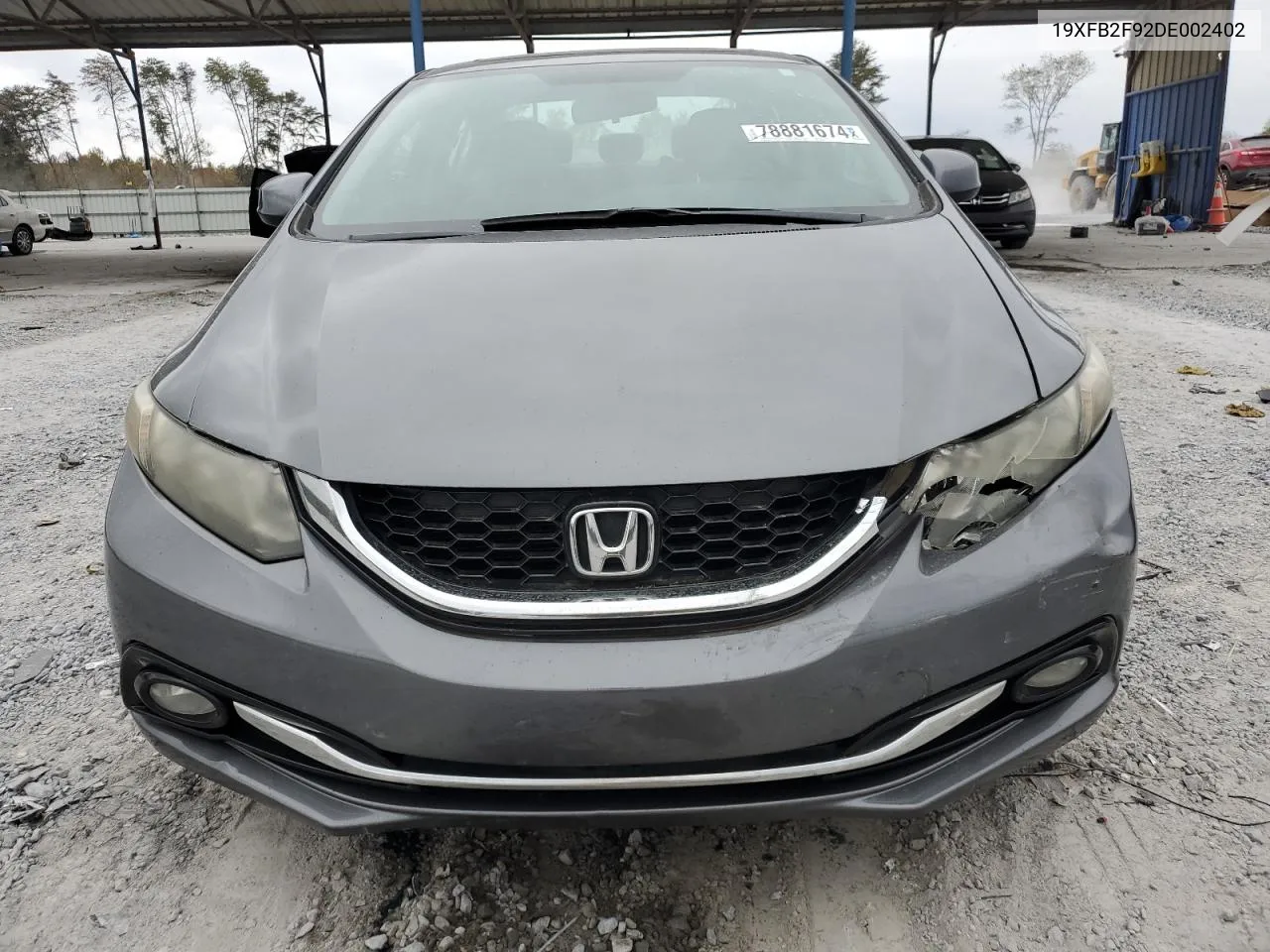 2013 Honda Civic Exl VIN: 19XFB2F92DE002402 Lot: 78881674