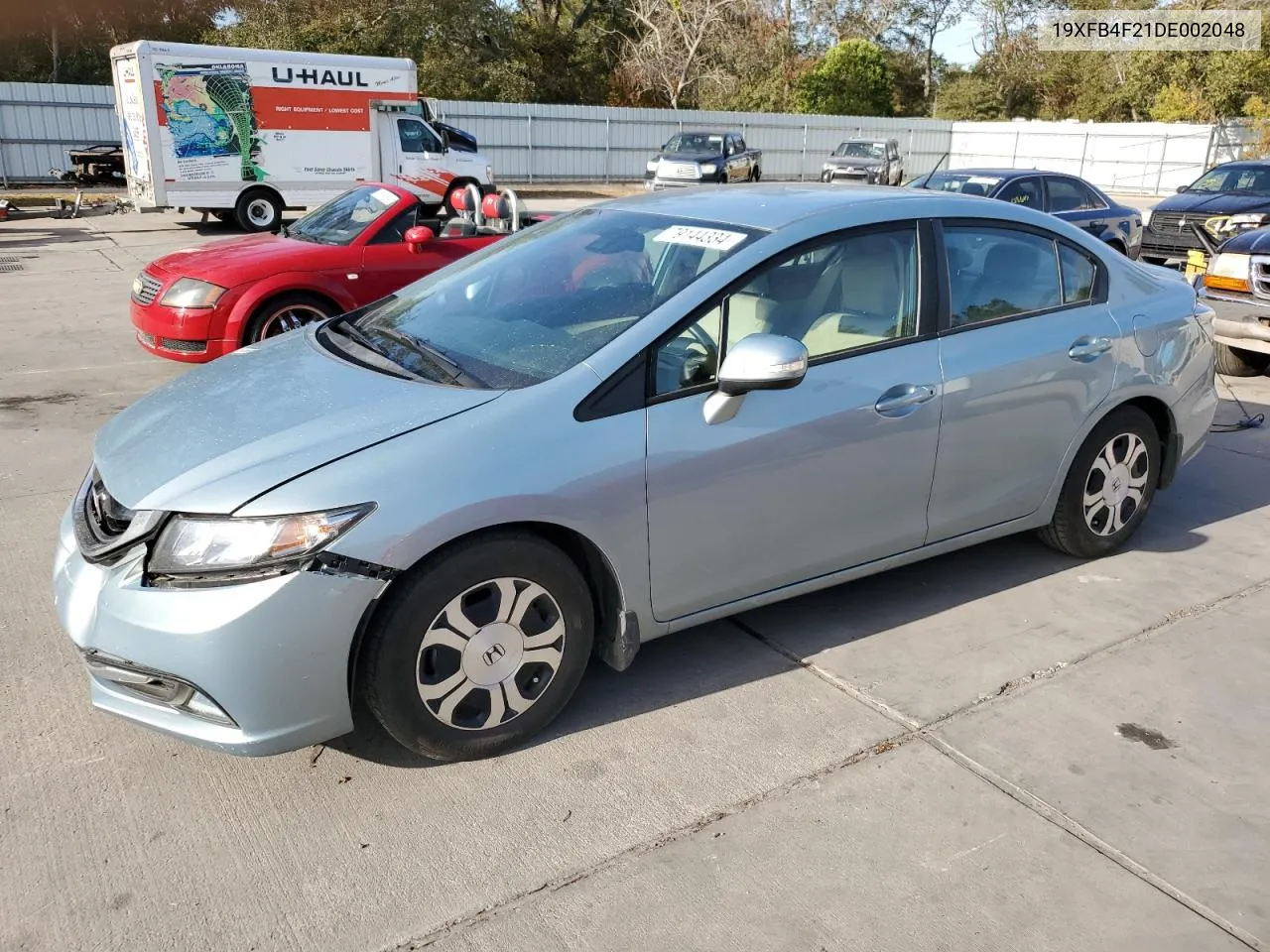 2013 Honda Civic Hybrid VIN: 19XFB4F21DE002048 Lot: 79144334