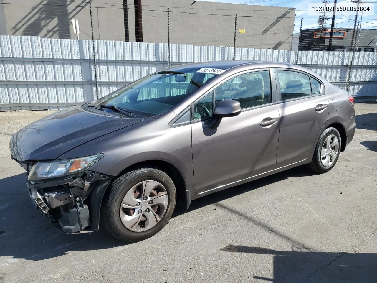 2013 Honda Civic Lx VIN: 19XFB2F56DE053804 Lot: 79242644