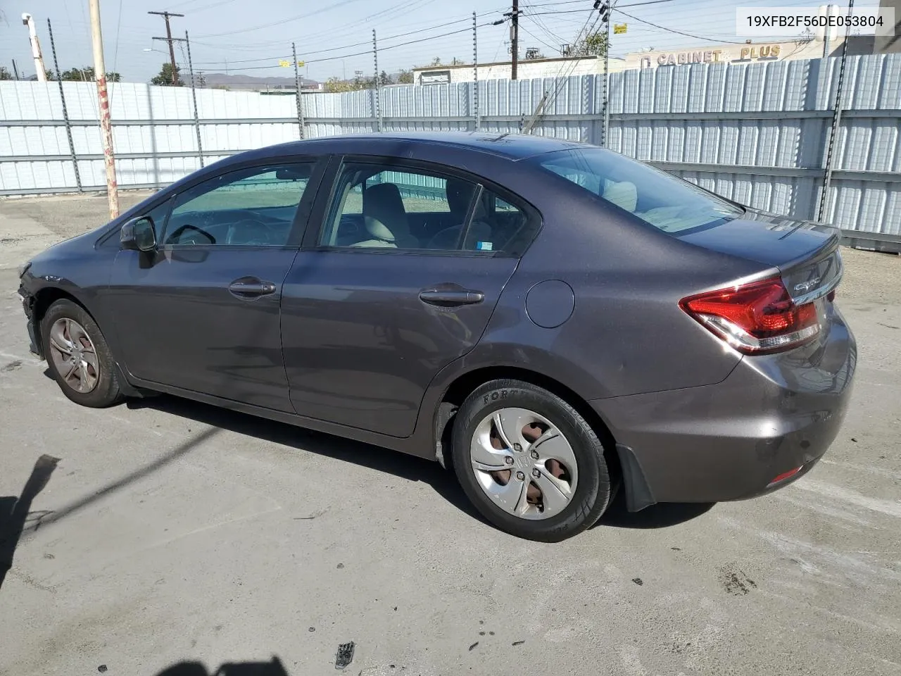 2013 Honda Civic Lx VIN: 19XFB2F56DE053804 Lot: 79242644