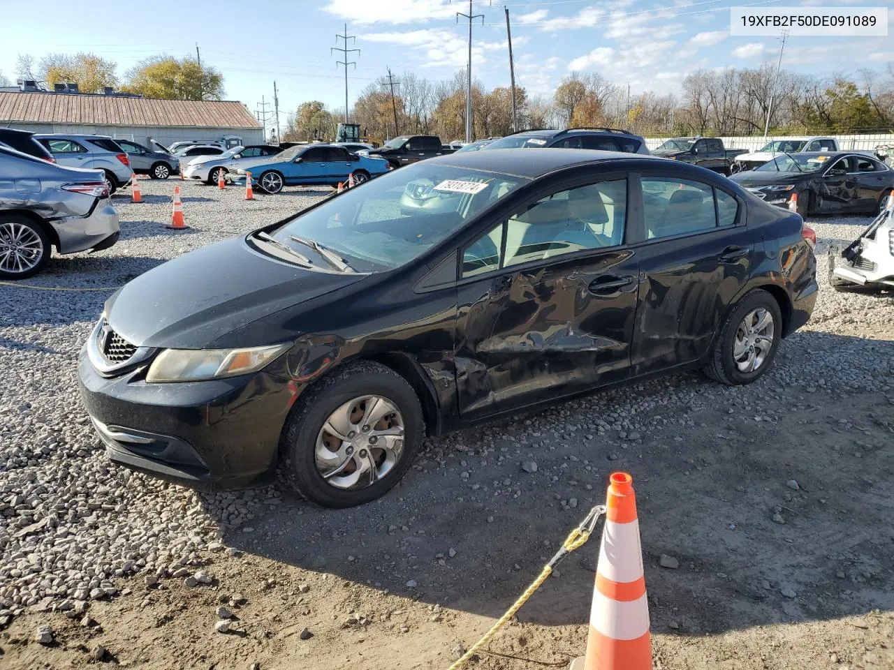 2013 Honda Civic Lx VIN: 19XFB2F50DE091089 Lot: 79318774