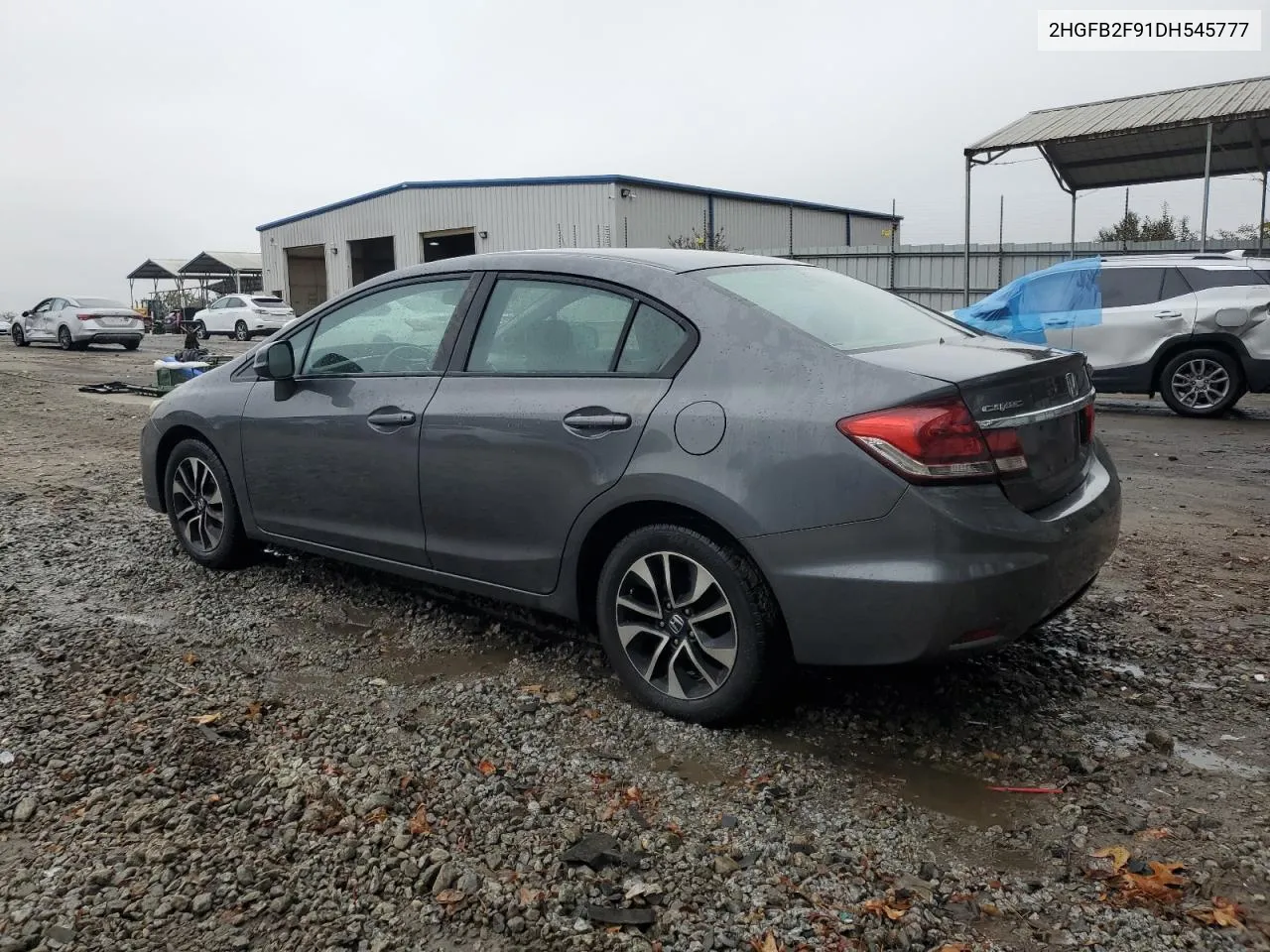 2013 Honda Civic Exl VIN: 2HGFB2F91DH545777 Lot: 79620464