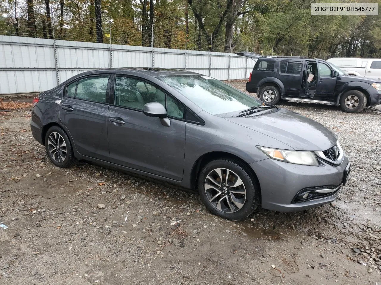 2013 Honda Civic Exl VIN: 2HGFB2F91DH545777 Lot: 79620464