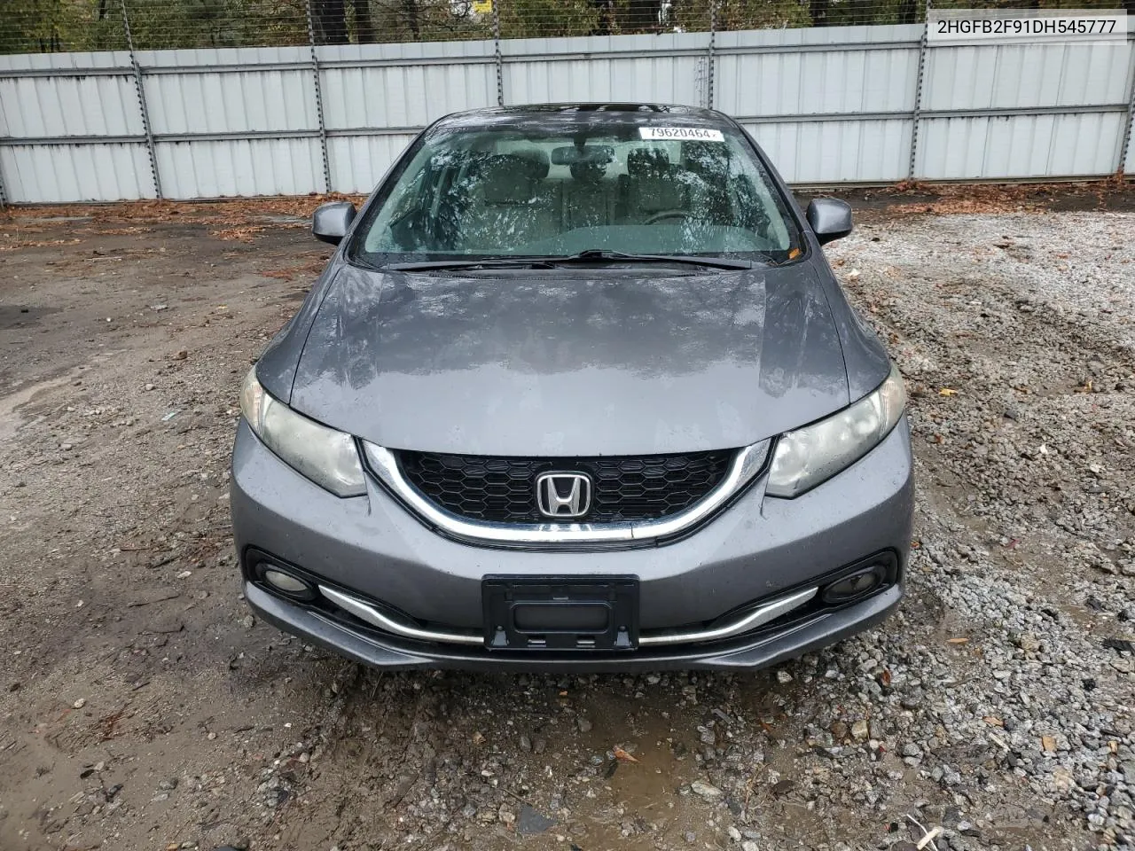 2013 Honda Civic Exl VIN: 2HGFB2F91DH545777 Lot: 79620464