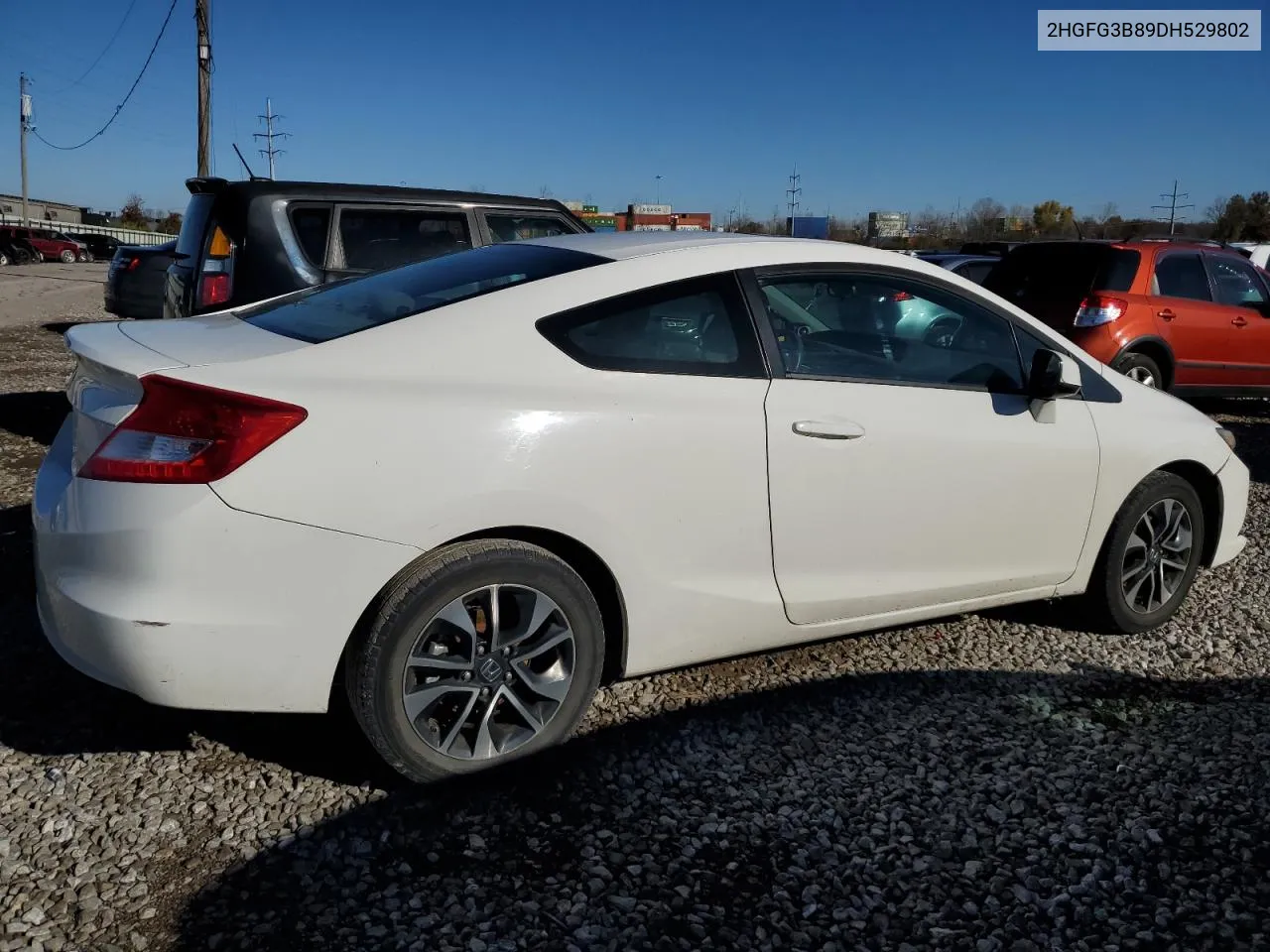 2013 Honda Civic Ex VIN: 2HGFG3B89DH529802 Lot: 79685614