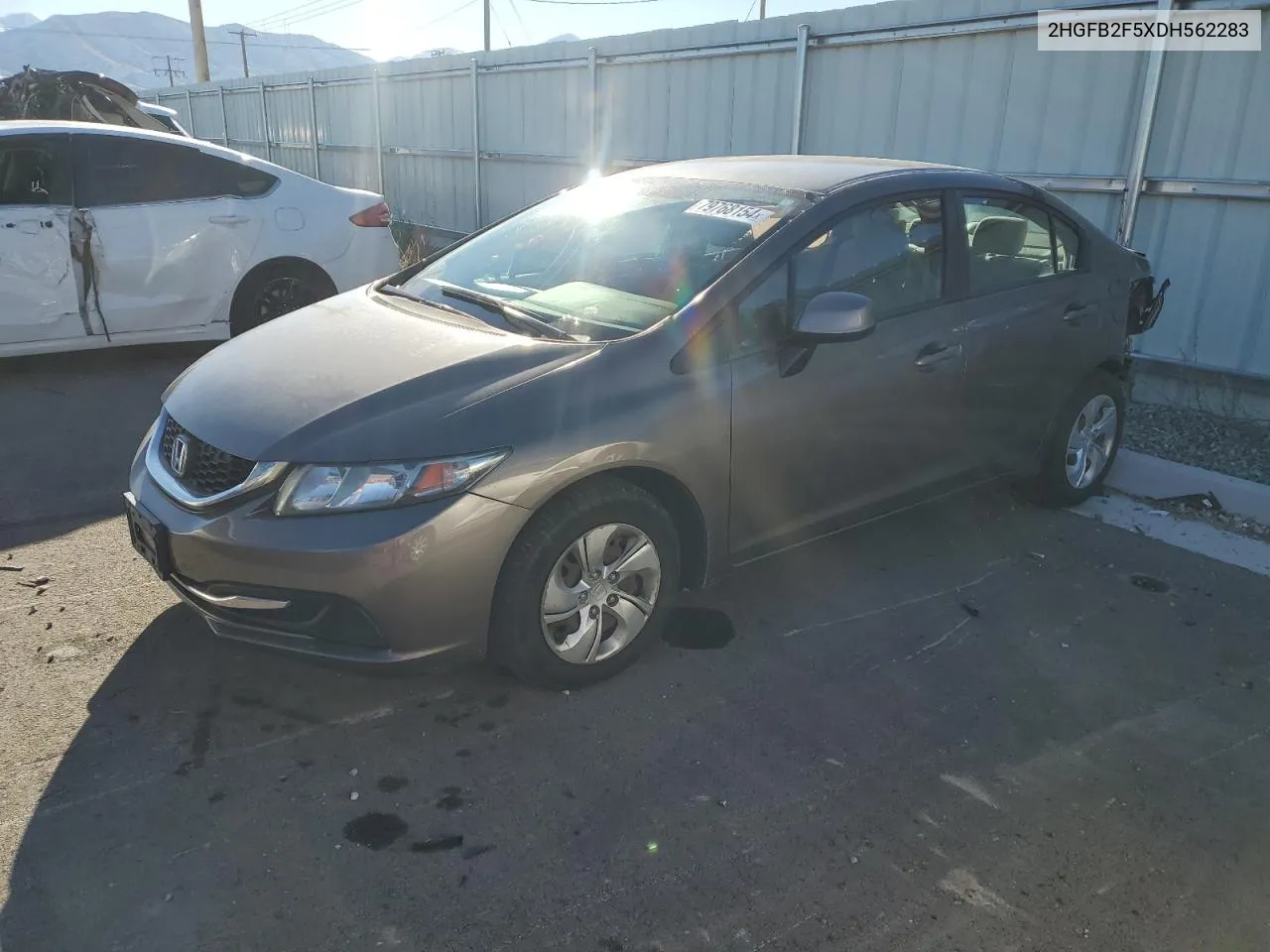 2013 Honda Civic Lx VIN: 2HGFB2F5XDH562283 Lot: 79768154