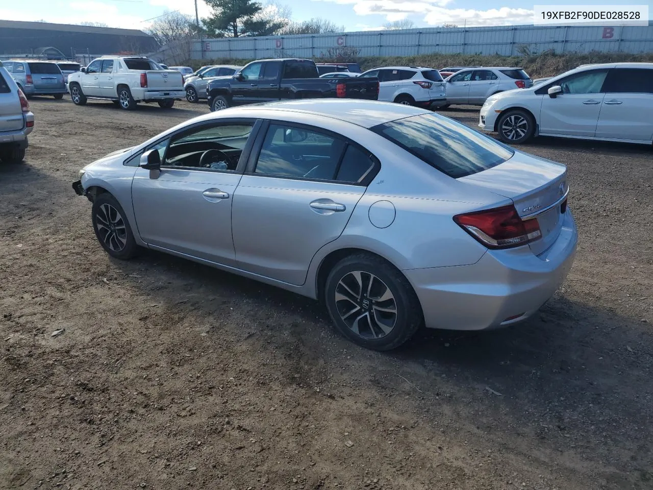 2013 Honda Civic Exl VIN: 19XFB2F90DE028528 Lot: 79864094