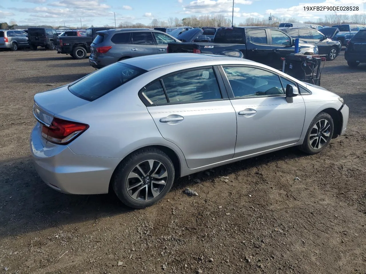 2013 Honda Civic Exl VIN: 19XFB2F90DE028528 Lot: 79864094