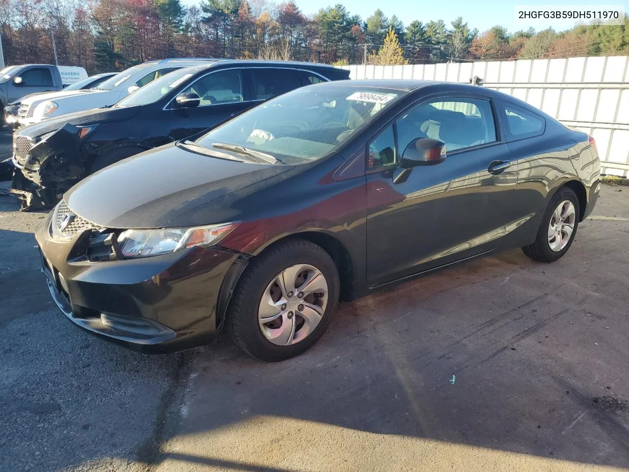 2013 Honda Civic Lx VIN: 2HGFG3B59DH511970 Lot: 79898464