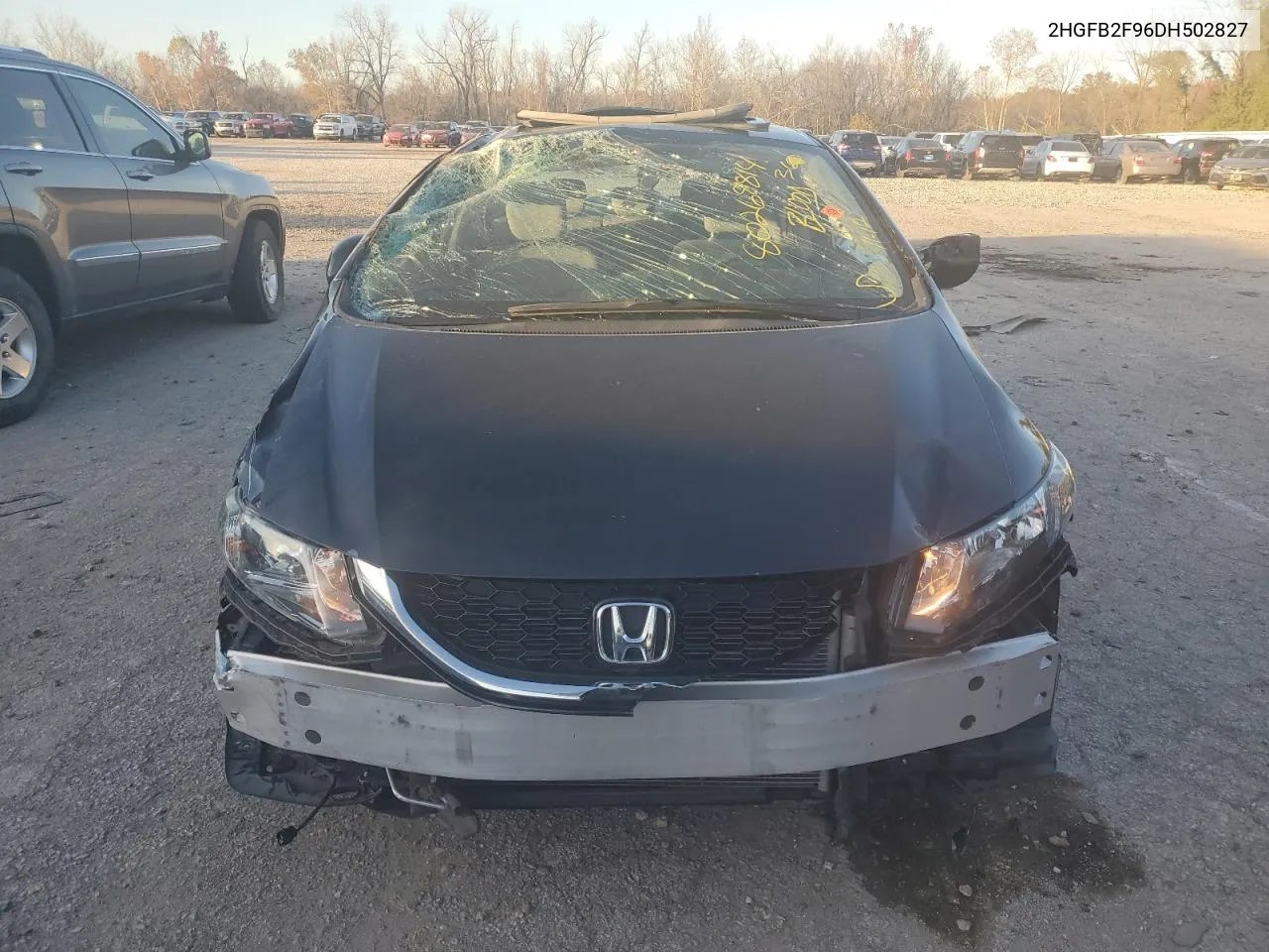 2013 Honda Civic Exl VIN: 2HGFB2F96DH502827 Lot: 80268814