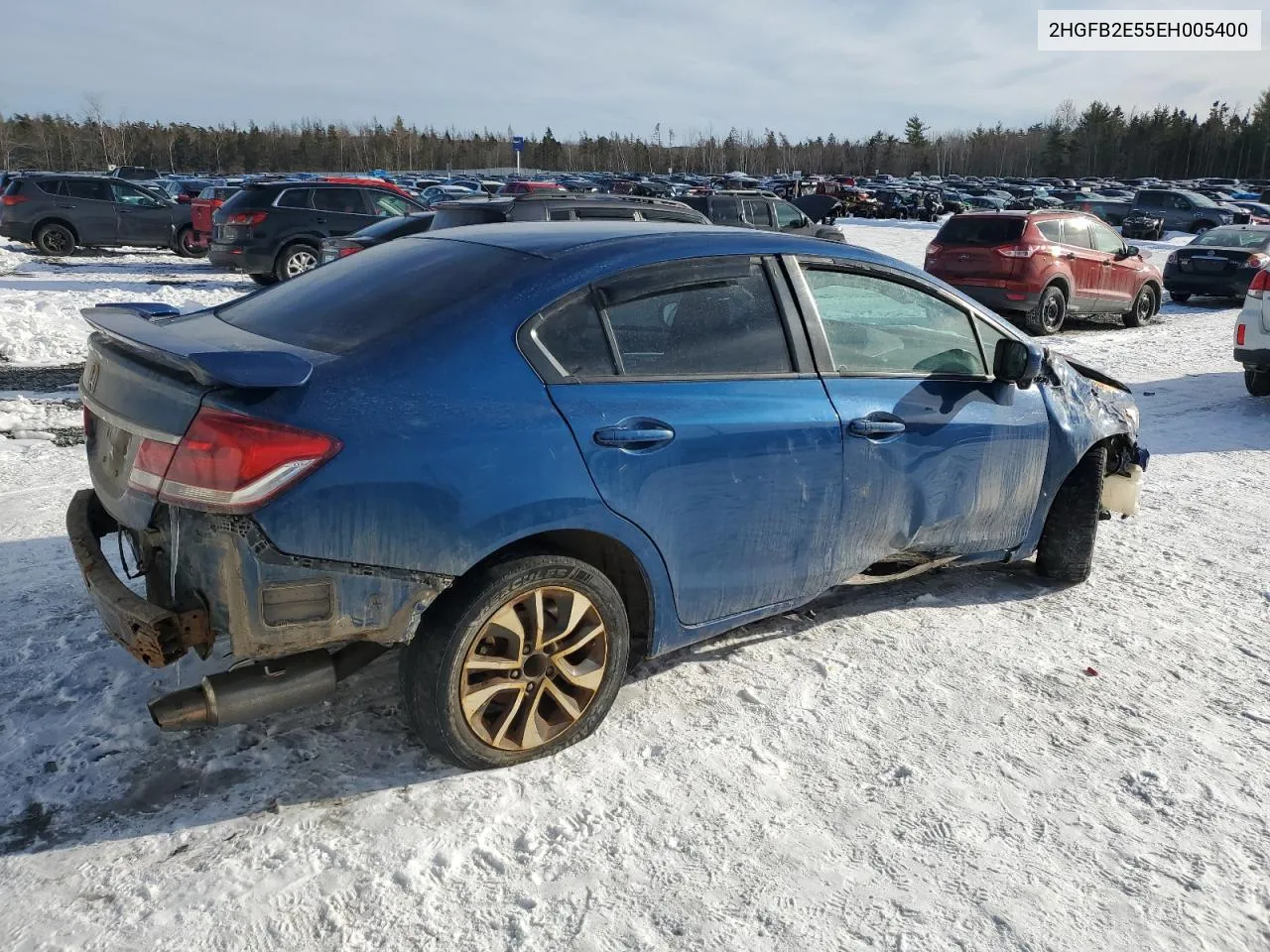 2014 Honda Civic Lx VIN: 2HGFB2E55EH005400 Lot: 43194054