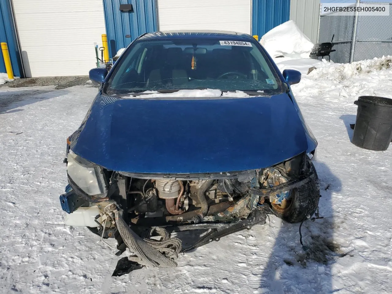 2HGFB2E55EH005400 2014 Honda Civic Lx