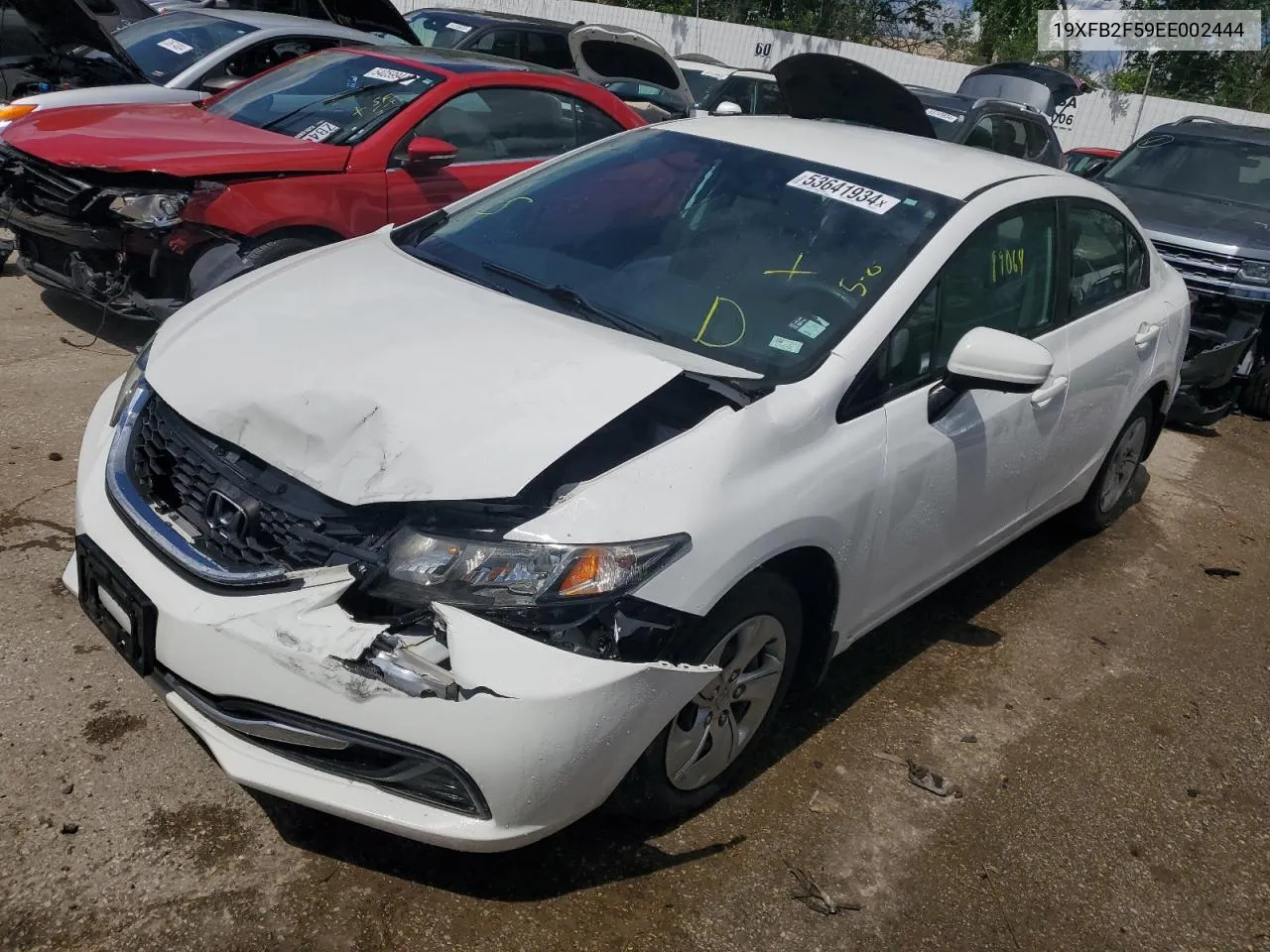 19XFB2F59EE002444 2014 Honda Civic Lx