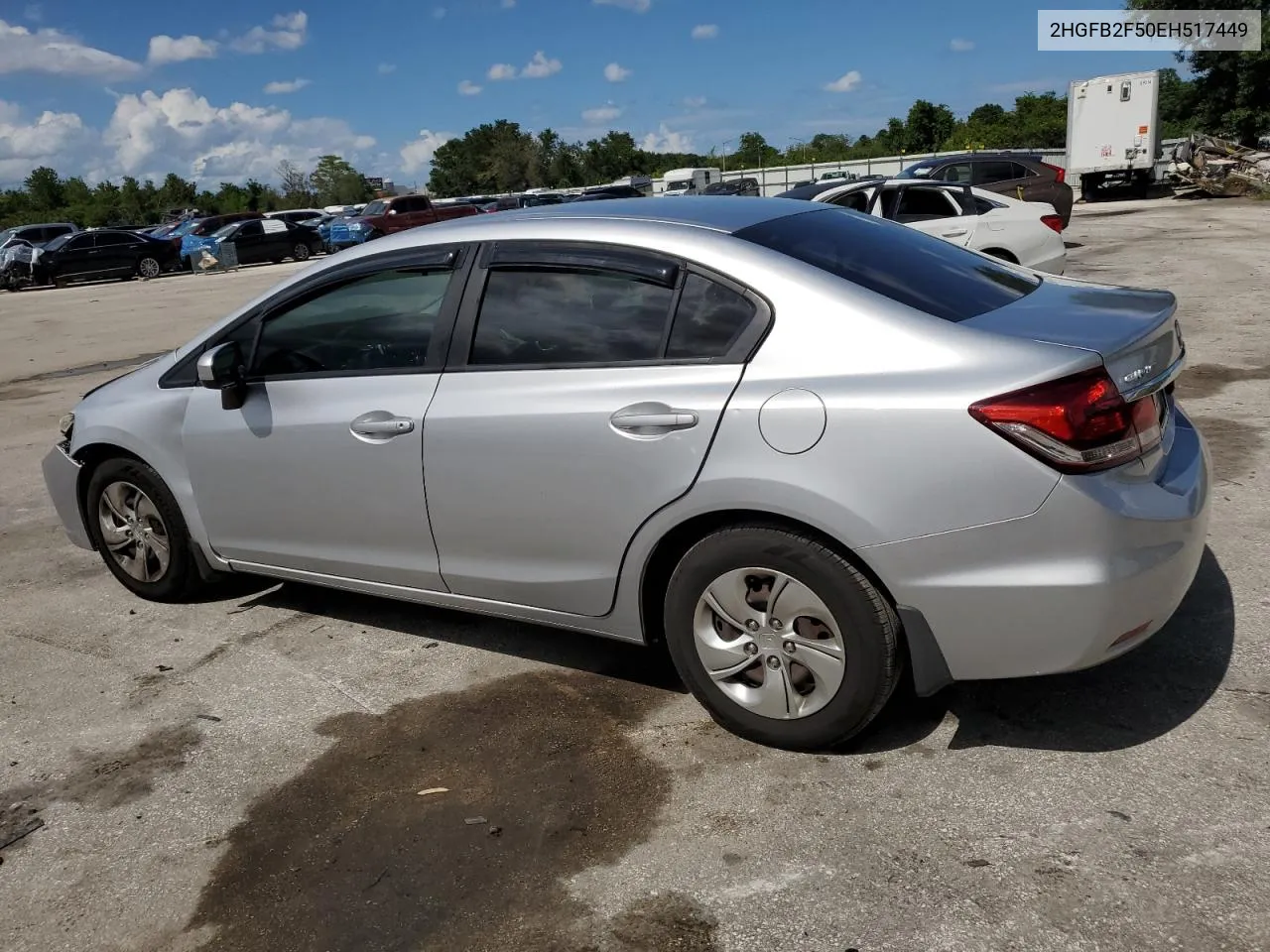 2HGFB2F50EH517449 2014 Honda Civic Lx